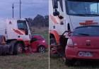 Dos miembros de la Armada fallecieron en un choque frontal en ruta 3 altura San Miguel del Monte