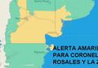 Alerta Meteorológica para la tarde de este lunes en Coronel Rosales y la zona