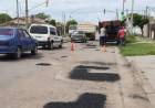 El Municipio continúa los trabajos de bacheo en calles de toda la ciudad 