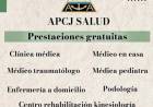 Prestaciones gratuitas para afiliados de APCJ Salud