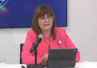 La Ministra Bullrich explicó el protocolo antipiquetes donde van a intervenir todas las fuerzas federales