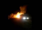 Varias dotaciones de Bomberos combatieron el ncendio de pastos y basura en El Porvenir 