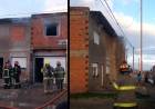 Bomberos Voluntarios acudieron al incendio de una vivienda en Pedro Pico al 400