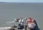 Operaron por primera vez tres buques petroleros en simultáneo en Puerto Rosales