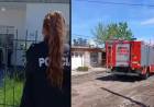 Principio de incendio en una vivienda de Villa Arias