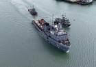 Zarpó el aviso ARA "Puerto Argentino" rumbo a la Patrulla Antártica Naval Combinada
