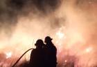 Es intensa la labor de Bomberos Voluntarios en incendios forestales