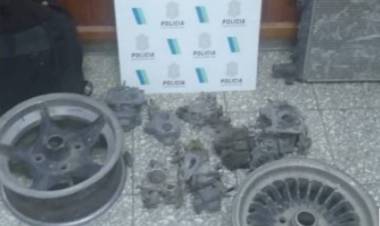 Un hombre detenido por hurto de autopartes de aluminio