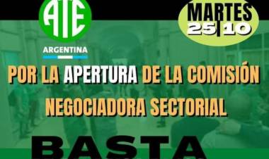 Paro de ATE para el día de hoy martes
