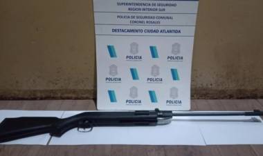 La Policía secuestró un arma tras una denuncia por amenazas