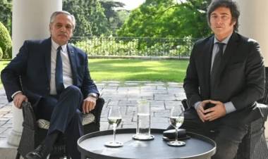 Comienza la transición: Milei se reunió con Fernández en Olivos