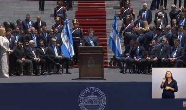 Milei, en su primer discurso como Presidente: "Hoy comienza una nueva era en la Argentina"