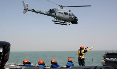 La corbeta ARA “Espora” se adiestró en el mar