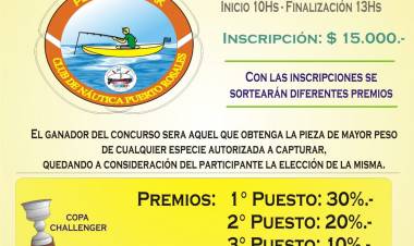 Este fin de semana llega la 5ta edición del concurso de pesca en Kayak