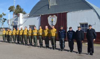 Bomberos de la Base Naval Puerto Belgrano conmemoraron su 78º aniversario