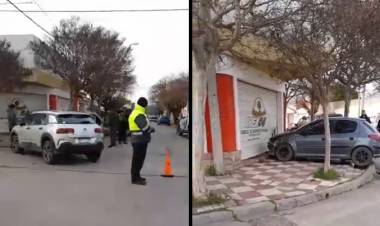 Accidente de tránsito entre dos autos