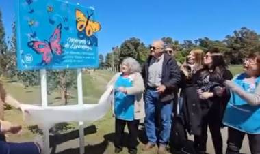 Inauguraron el “Monte de las Mariposas”, un espacio creado y cuidado por vecinos