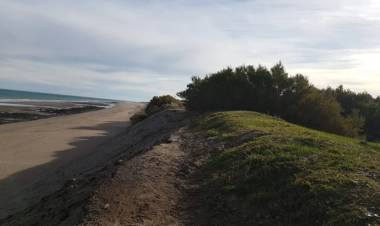 Ante el achique de la costa en Pehuen Co, plantean como solución "poner más arena"