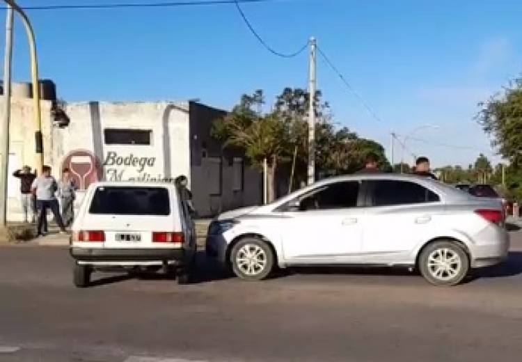 Se produjo un accidente de tránsito en uno de los ingresos a la ciudad