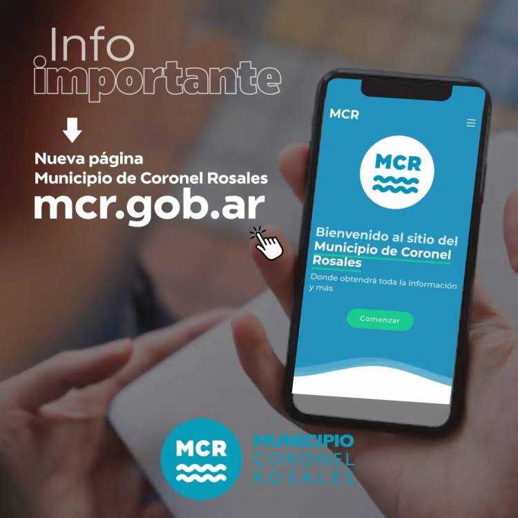 El Municipio de Coronel Rosales lanzó un nuevo sitio web