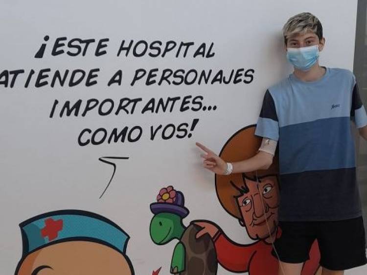 Se encuentra a la venta una rifa para costear una cirugía de Thiago Genitili