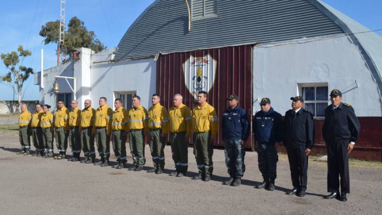 Bomberos de la Base Naval Puerto Belgrano conmemoraron su 78º aniversario