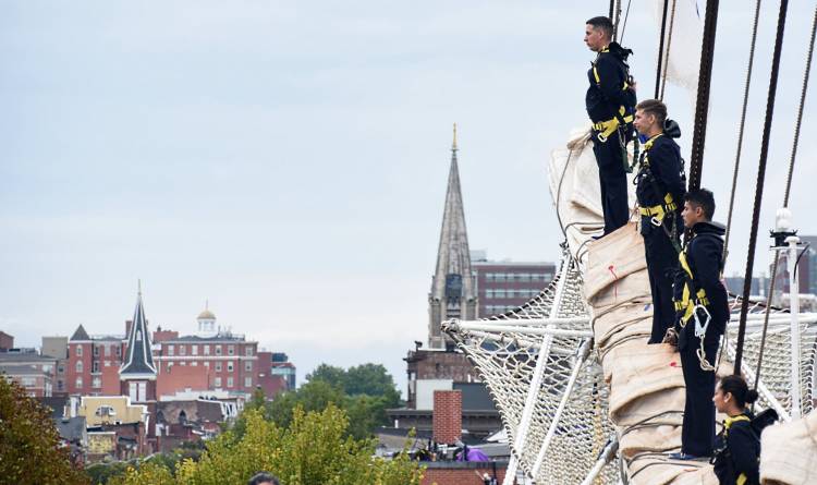 Tras cruzar el Mar Caribe, la Fragata ARA “Libertad” arribó a Baltimore, Estados Unidos