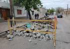 Corte de media calzada para reparación de hormigón en calle Buchardo y Urquiza 