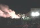 Bomberos acudieron al incendio en un departamento