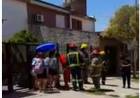 Bomberos Voluntarios acudieron a un principio de incendio en el barrio Albatros XIV