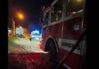 Bomberos Voluntarios acudieron al incendio intencional de una vivienda
