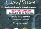 Este sábado llega la “Noche de España” a la Casa Molino de Pehuen Co