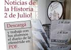 El Archivo Histórico Municipal lanzó “Noticias de la Historia” sobre el 2 de Julio