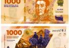 Ya se encuentra en circulación el nuevo billete de $ 1000 con la imagen de San Martín