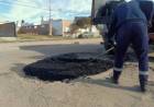 Continúan los trabajos de bacheo del Municipio en distintos puntos de la ciudad