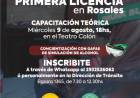  Inscripciones abiertas para el programa “Tu primera licencia en Rosales”, organizado desde el Municipio