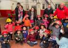 Alumnos del Jardín de Infantes visitaron el Cuartel de Bomberos de la Base Naval Puerto Belgrano