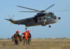 Adiestramiento de los equipos de rescate de la Aviación Naval
