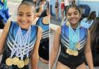 Las puntaltenses Xiomara Pardo y Luz Ortiz fueron CAMPEONAS en el Nacional de Gimnasia Artística