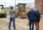 En los próximos días, finaliza la pavimentación de calles en Nueva Bahía Blanca 