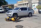 Accidente de tránsito en la esquina de Avellaneda y Luiggi