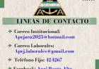 APCJ informa sobre sus medios de contacto