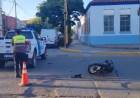 Un motociclista herido tras un accidente de tránsito en Irigoyen y Murature