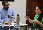 El Intendente Aristimuño se reunió con la subsecretaria de Minería de la Provincia de Buenos Aires