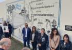 Se inauguró un mural en homenaje a familiares de caídos en Malvinas