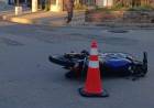 Un motociclista herido tras un accidente de tránsito