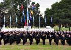 Ceremonia por el día de la Bandera en la Base Naval Puerto Belgrano
