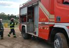 Debido a simulacros de incendios se ven cortinas de humo en la Base Naval Puerto Belgrano