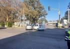 Accidente de tránsito en Colon e Irigoyen, una esquina donde funcionan mal los semáforos