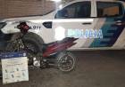 Se encontró una moto con el motor adulterado y sin patente
